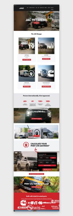 JAC home page, full length